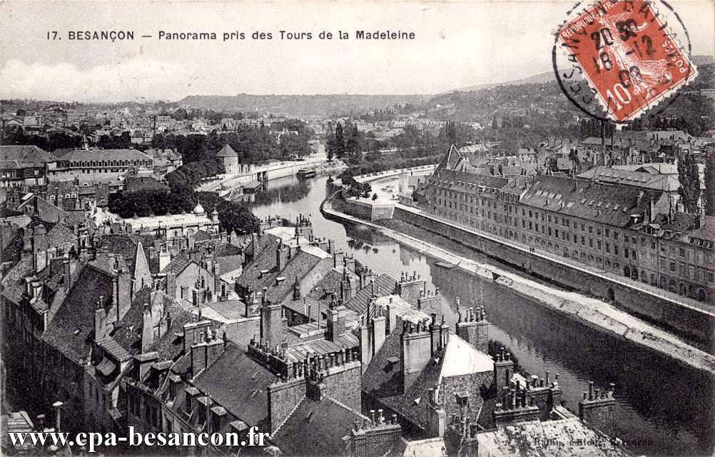 17. BESANÇON - Panorama pris des Tours de la Madeleine